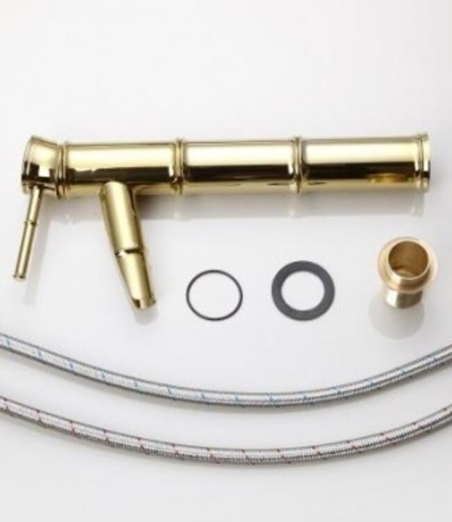 Rene Houtman Bamboo Stijl Wastafelkraan - Goud