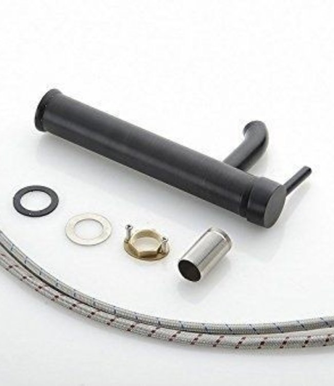 Rene Houtman Nostalgische Olie Bronzen Wastafelkraan met Ronde Hals