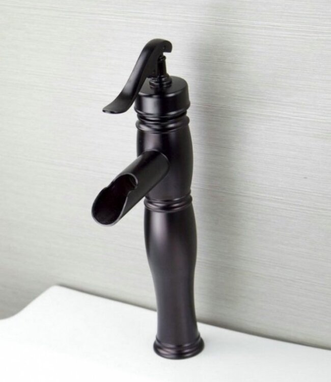 Rene Houtman Retro Wastafelkraan - Klassiek Model - Olie Brons