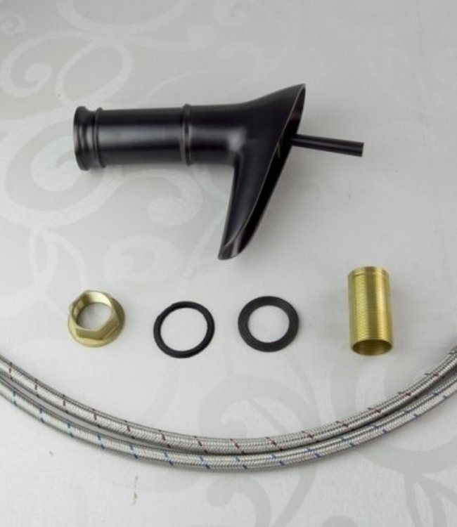 Rene Houtman Nostalgische Olie Bronzen Waterval Wastafelkraan