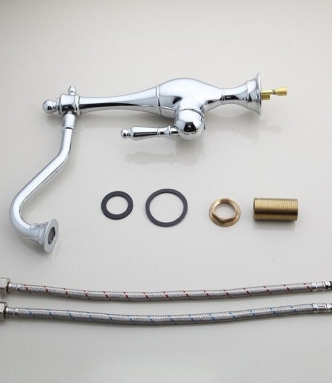 Rene Houtman Hoge Wastafelkraan - Chroom - Mengkraan