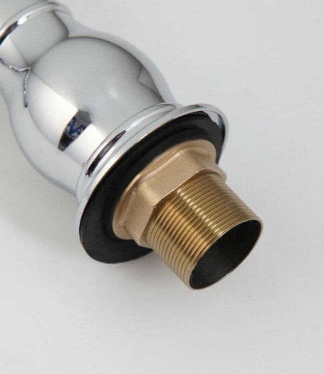 Rene Houtman Nostalgische Chroom Wastafelkraan