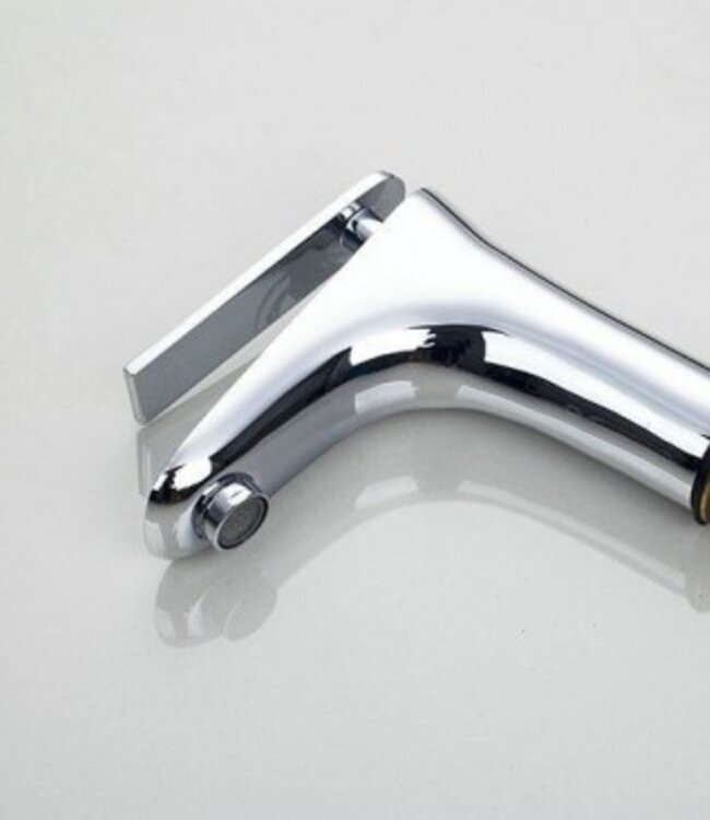 Rene Houtman Chroom Wastafelkraan