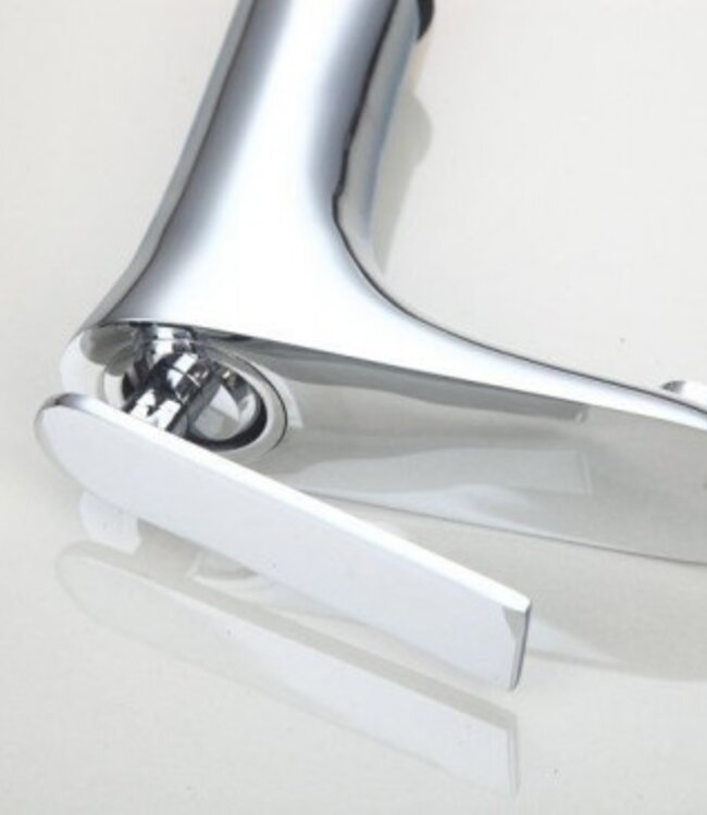 Rene Houtman Chroom Wastafelkraan