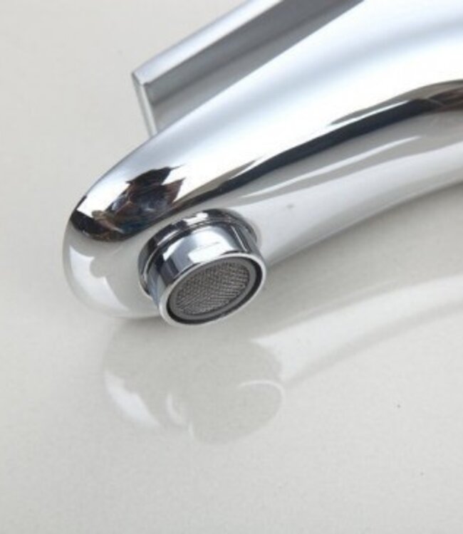 Rene Houtman Chroom Wastafelkraan