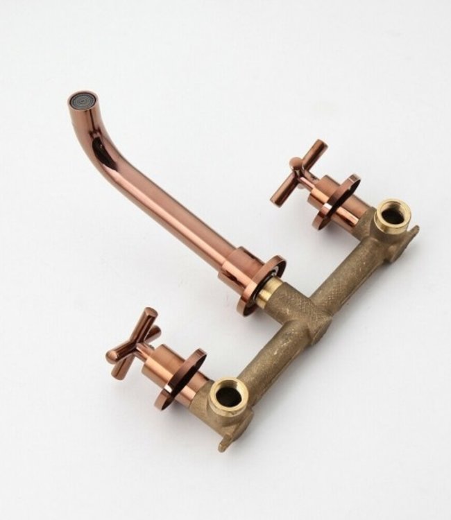 Rene Houtman Rosé Goudkleurige Wastafelkraan - Inbouw