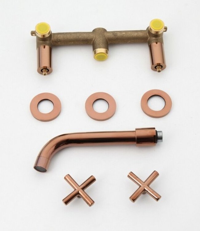 Rene Houtman Rosé Goudkleurige Wastafelkraan - Inbouw