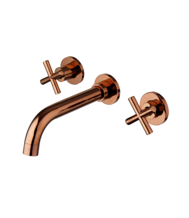 Rene Houtman Rosé Goudkleurige Wastafelkraan - Inbouw