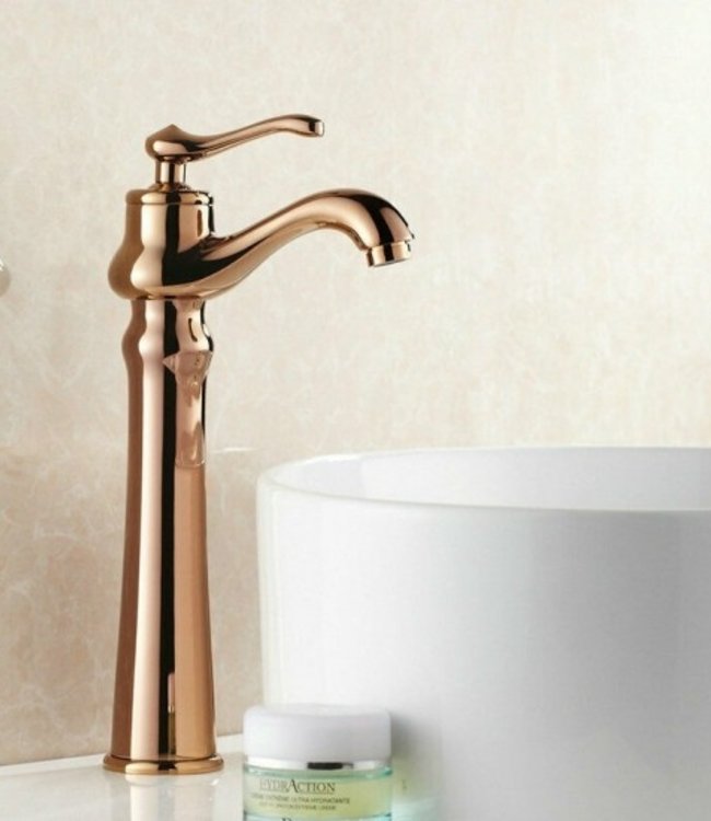 Rene Houtman Wastafelkraan Rosé Goud