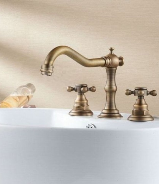 Rene Houtman 3 delige Badkraan - Wastafelkraan