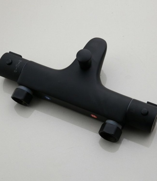 Rene Houtman Zwarte Thermostatische Badkraan