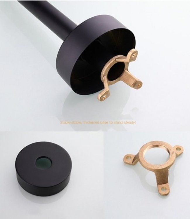 Rene Houtman Vrijstaande Zwarte Moderne Badkraan