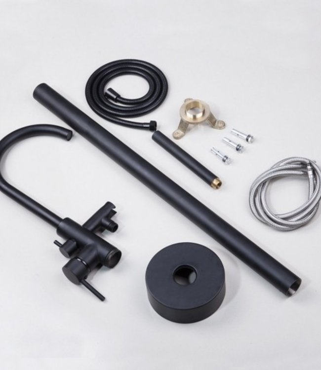 Rene Houtman Vrijstaande Zwarte Moderne Badkraan