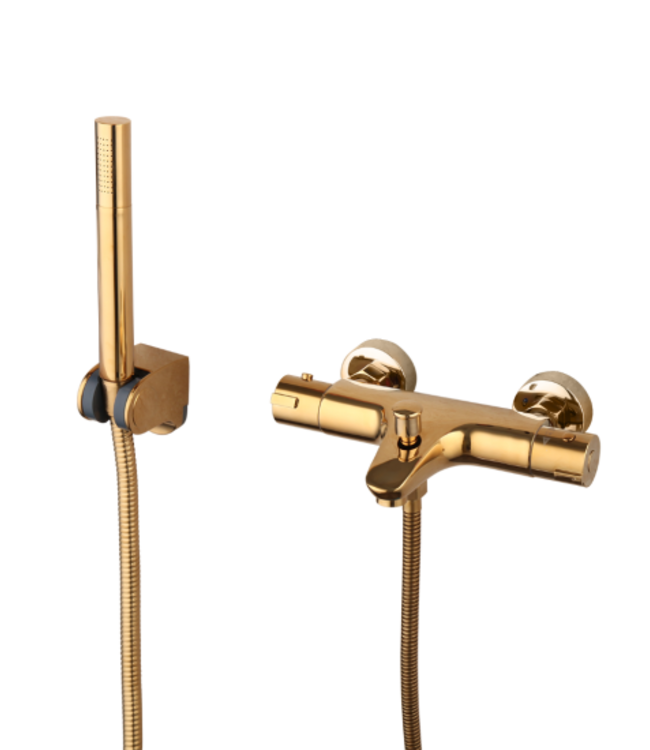 Rene Houtman Goudkleurige Thermostatische Badkraan