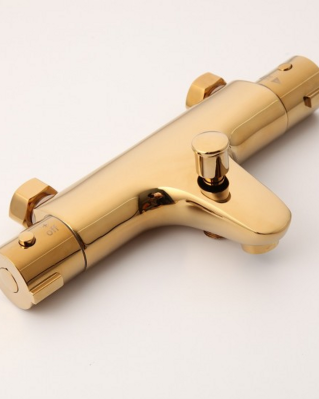 Rene Houtman Goudkleurige Thermostatische Badkraan