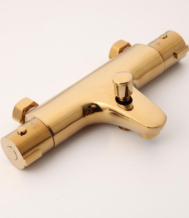 Rene Houtman Goudkleurige Thermostatische Badkraan