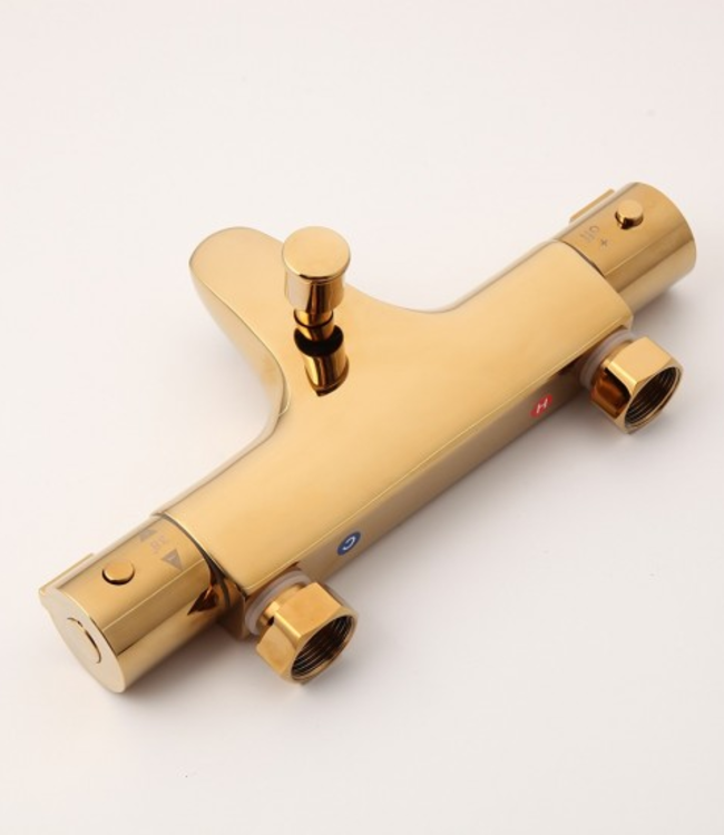 Rene Houtman Goudkleurige Thermostatische Badkraan