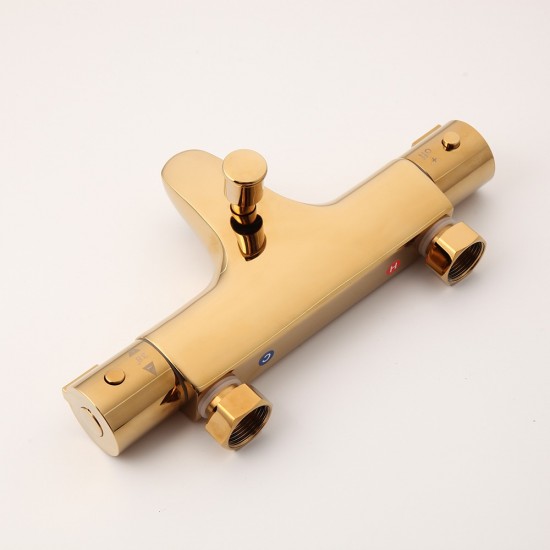 Rene Houtman Goudkleurige Thermostatische Badkraan