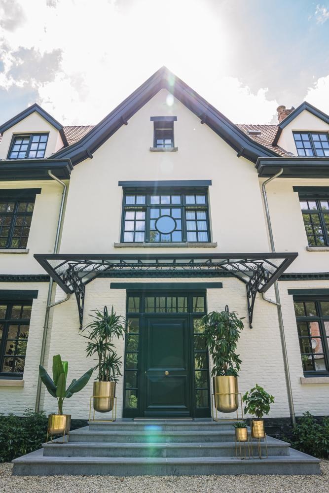 Bazar Bizar Gouden Messing Plantenpot op Standaard - M