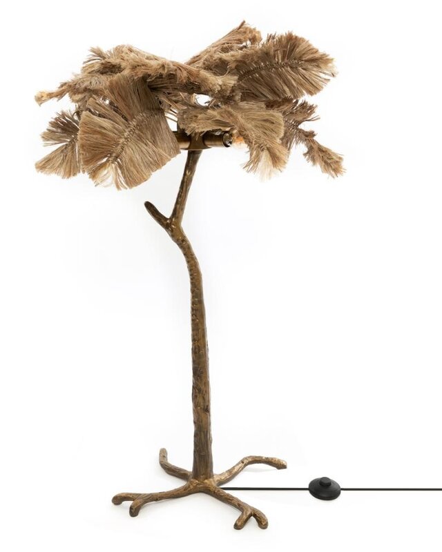 Bazar Bizar De Palmboom Vloerlamp - Naturel Goud - XL