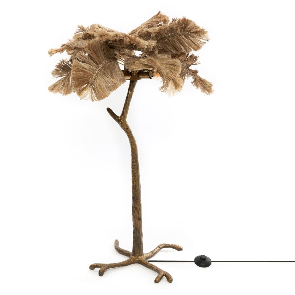 Bazar Bizar De Palmboom Vloerlamp - Naturel Goud - XL