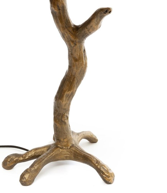 Bazar Bizar De Palmboom Tafellamp - Naturel Goud - L