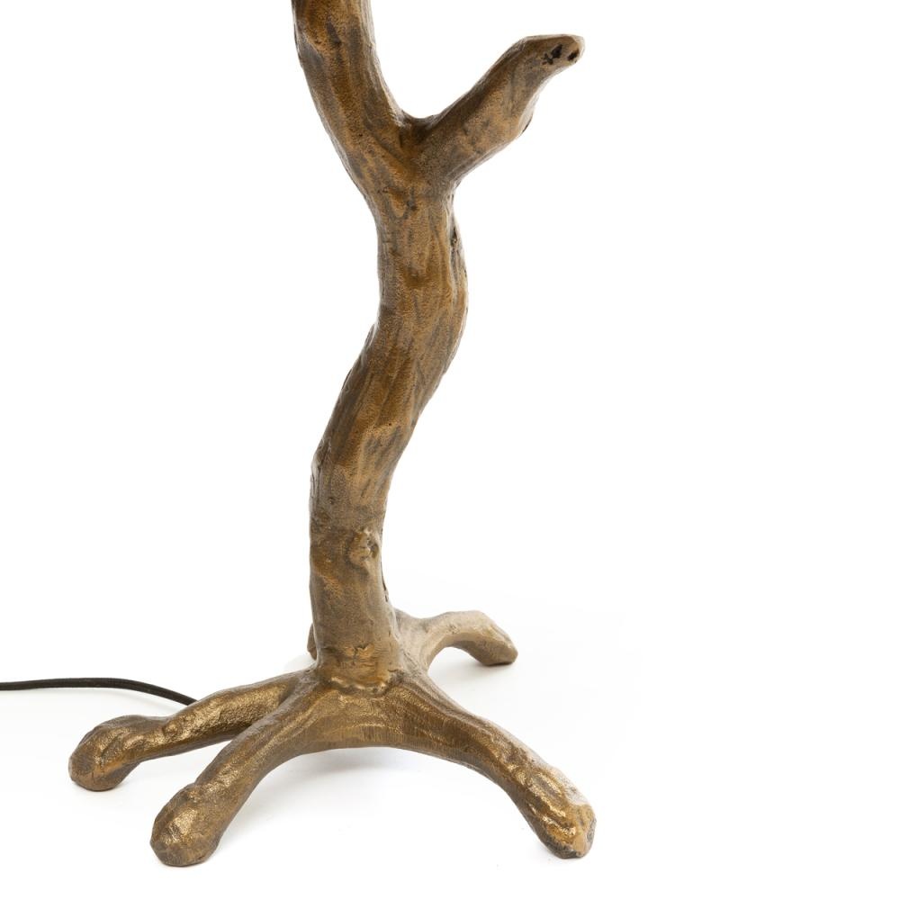 Bazar Bizar De Palmboom Tafellamp - Naturel Goud - L