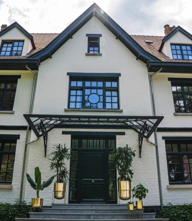 Bazar Bizar The Square Box Plantenbak - Messing - XL