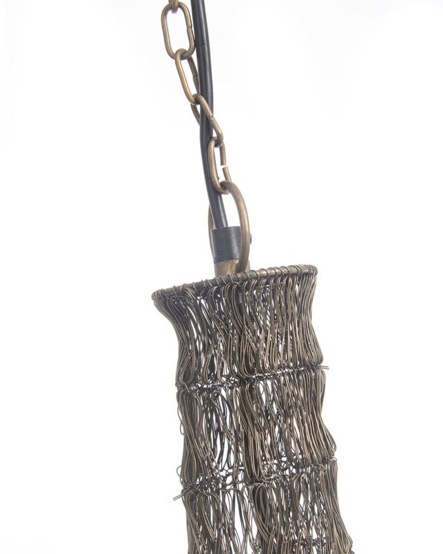 Bazar Bizar The Swirl Hanglamp - Messing - L