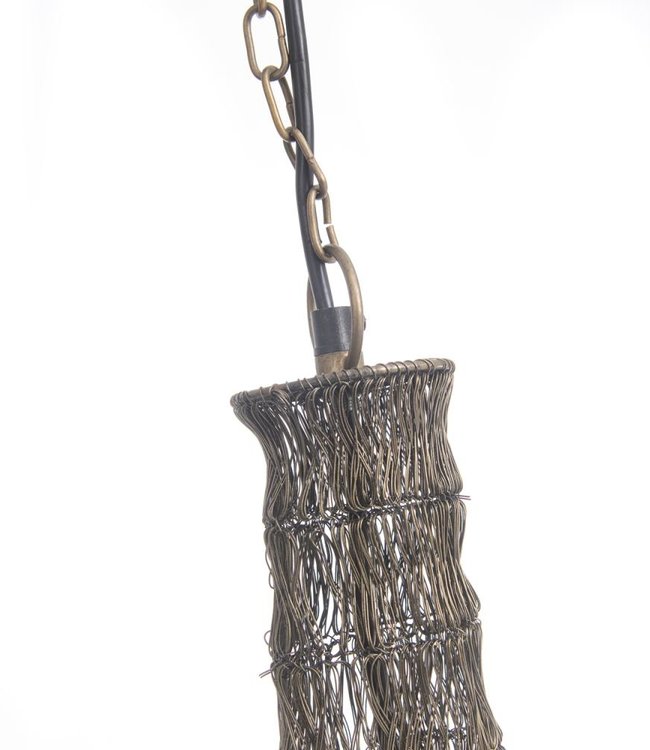 Bazar Bizar The Swirl Hanglamp - Messing - L