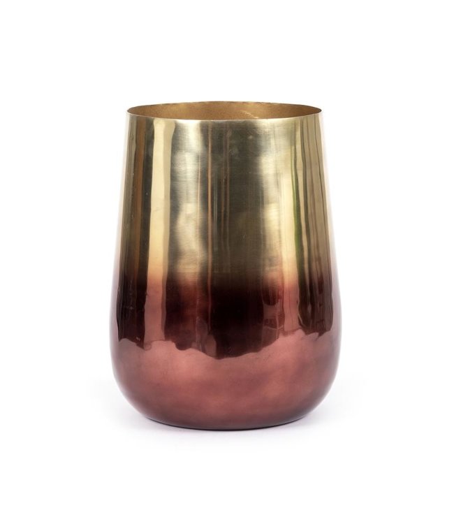 Bazar Bizar The Two Tone Plantenbak - Messing - L