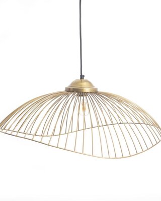 Bazar Bizar The Wave Hanglamp - Messing - M