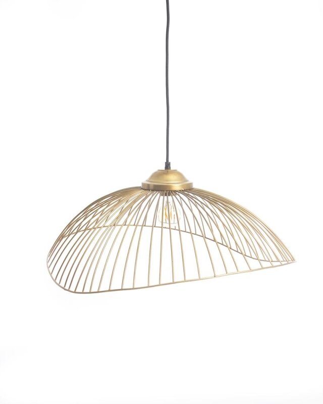Bazar Bizar The Wave Hanglamp - Messing - M