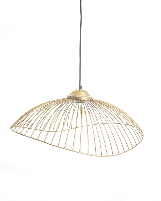 Bazar Bizar The Wave Hanglamp - Messing - M