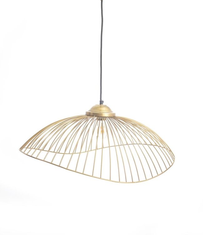 Bazar Bizar The Wave Hanglamp - Messing - M