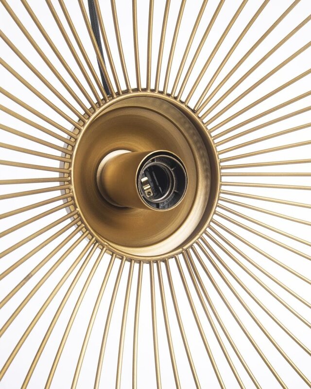 Bazar Bizar The Wave Hanglamp - Messing - M