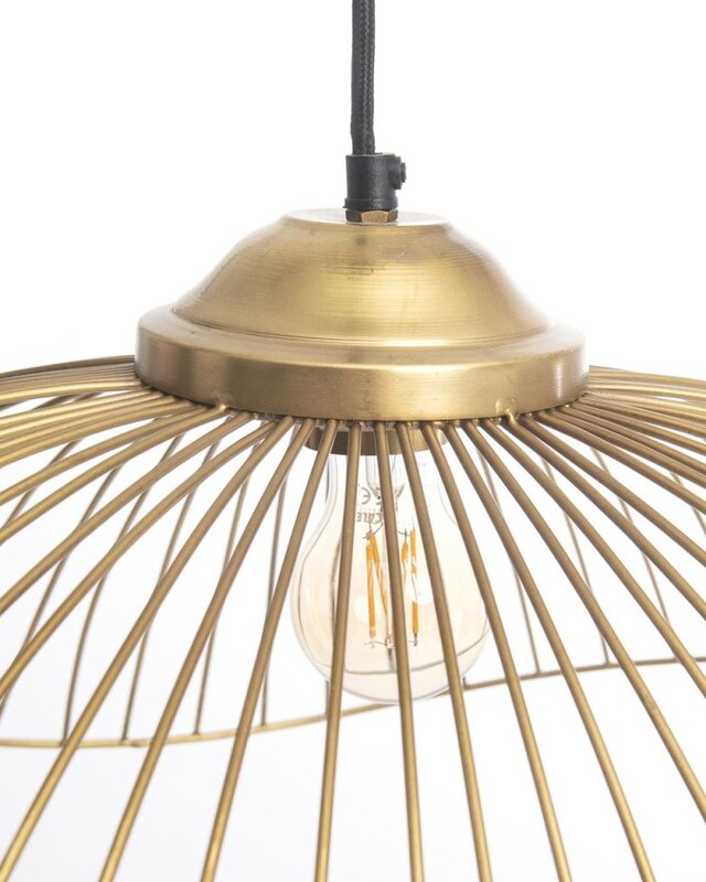Bazar Bizar The Wave Hanglamp - Messing - M