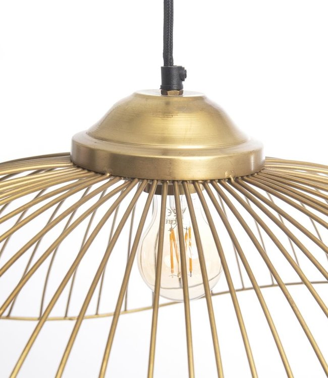 Bazar Bizar The Wave Hanglamp - Messing - M