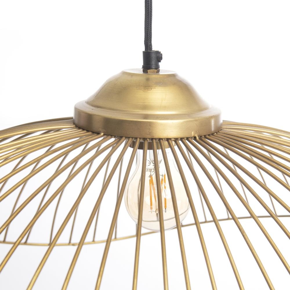Bazar Bizar The Wave Hanglamp - Messing - M