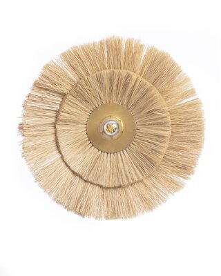 Bazar Bizar The Double Trouble Wandlamp - Naturel Goud - M