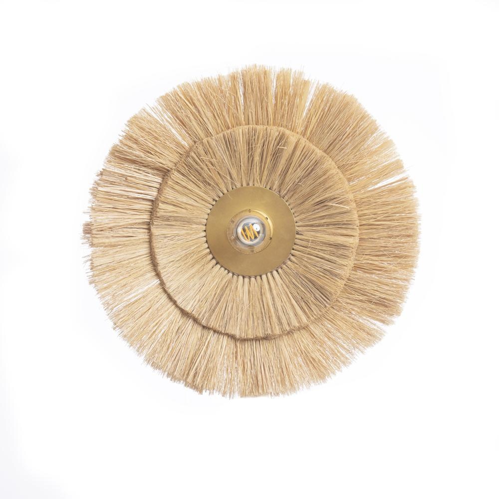 Bazar Bizar The Double Trouble Wandlamp - Naturel Goud - M