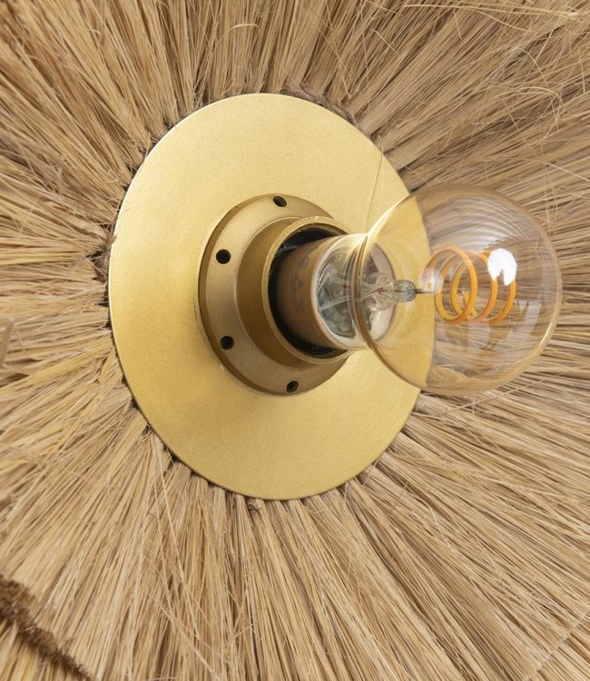 Bazar Bizar The Double Trouble Wandlamp - Naturel Goud - M