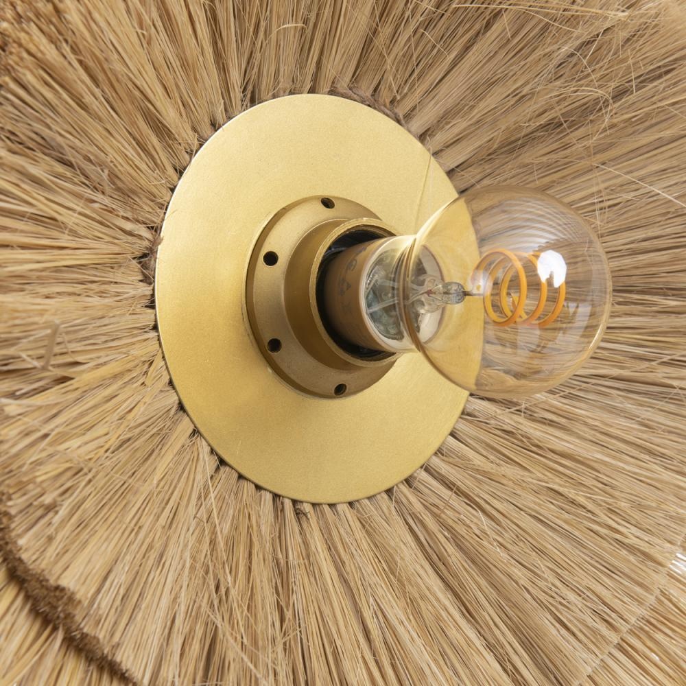 Bazar Bizar The Double Trouble Wandlamp - Naturel Goud - M