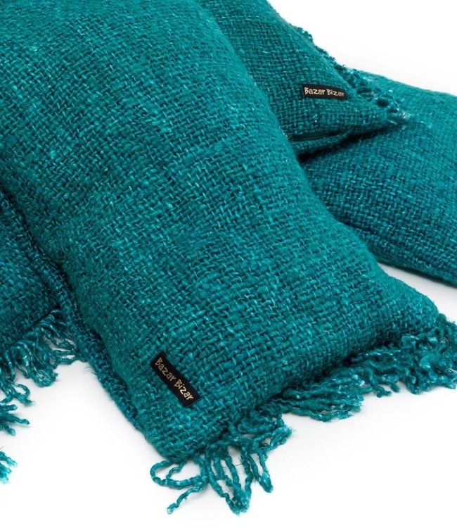 Bazar Bizar The Oh My Gee Kussenhoes - Aqua - 35x100