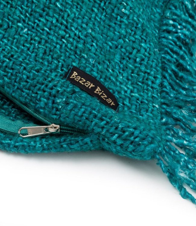 Bazar Bizar The Oh My Gee Kussenhoes - Aqua - 40x40