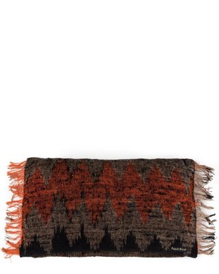 Bazar Bizar The Oh My Gee Kussenhoes - Zwart/ Oranje - 30x50