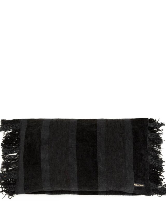 Bazar Bizar The Oh My Gee Kussenhoes - Zwart Velvet - 30x50