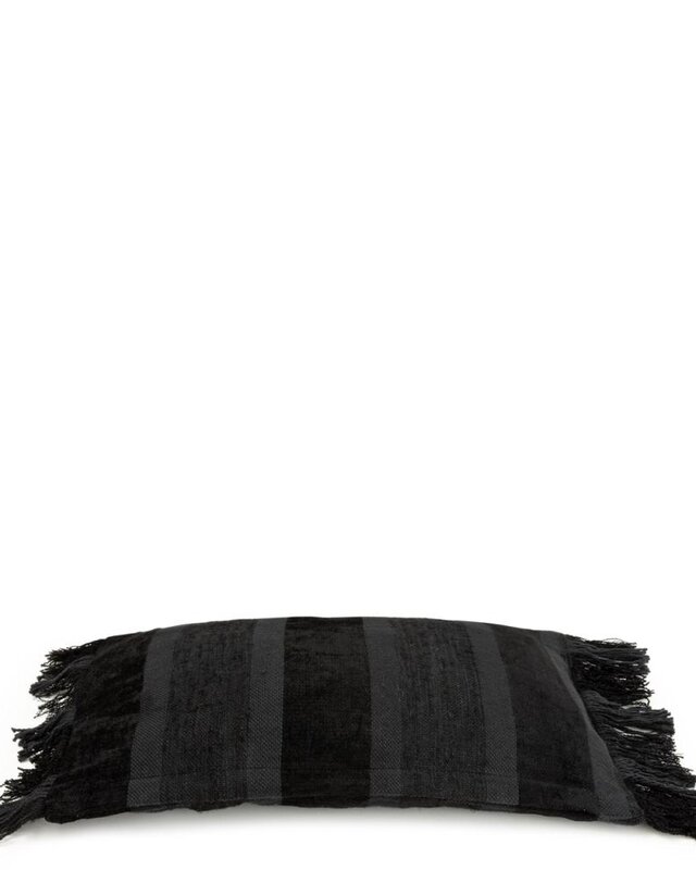 Bazar Bizar The Oh My Gee Kussenhoes - Zwart Velvet - 30x50