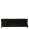 The Oh My Gee Kussenhoes - Zwart Velvet - 35x100