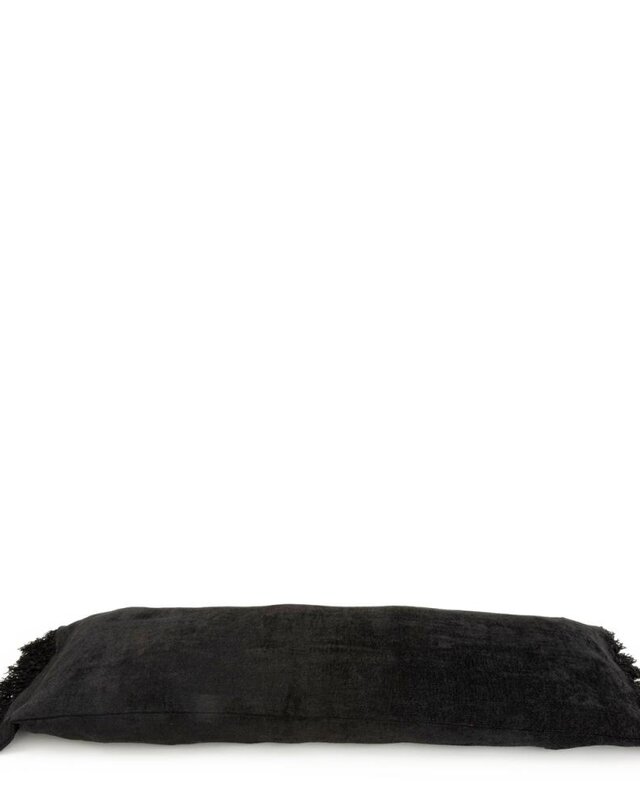 Bazar Bizar The Oh My Gee Kussenhoes - Zwart Velvet - 35x100